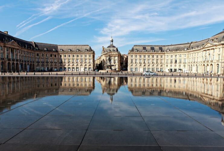 Visiter Bordeaux en famille : miroir d'eau